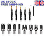 14pcs Countersink Drill Bit Set Kit With Wood Plug Cutter Tool Bits Woodworking