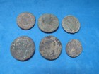  Wonderful Lot  6  Large Roman Bronze Coins 3 4 To 1-1 8 Inches