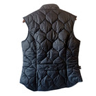 Arista Equestrian Quilted Zip Up Vest Jacket Women   s Black Horse Riding
