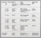 Ella Fitzgerald    Count Basie     Rare Original 1970 German Concert Program