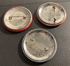 Lot Three Vintage Pins Motorcycle Club Runs 70s 80s Sf Gay Pride History Lgbtq