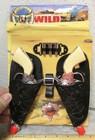 Vintage Cowboy Wild West Toy Set  Plastic Guns  Badge  Holsters  Fun Old Set