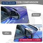 For Charger Side Mirror Rain Visor Eyebrow Guards Covers Trim For Dodge Charger