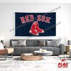 Boston Red Sox Flag 3x5 Ft Banner Logo Grommets Fast Free Shipping Us Seller