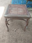 Rare Antique   Vintage  Bentwood Early 20th Century Caned Top Side Table Thonet