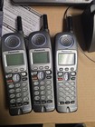Panasonic Kx-tg6500b 5 8 Ghz Cordless Phone 2-line Expandable Phone 3 Recievers