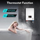 4500w 110v Tankless Electric Hot Water Heater Led Screen Overheating Protection