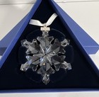 Swarovski   Annual Edition   Christmas Ornament 2012 Snowflake Crystal With Box
