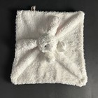 Bass Pro Shops Bunny Rabbit Lovey Baby Security Blanket White Pink Soft Plush
