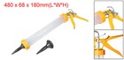 Sausage Caulking Gun Abs Sealant Cartridge Applicator With Nozzles Translucent