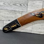 Aboriginal Hand Crafted And Hand Painted Australian Made Throwing Boomerang 16in