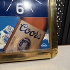1991 Coors Original Wall Sign Clock Non Illuminated Not Working Parts Only