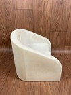 Vintage 1980   s Little Tikes Beige Booster Seat Plastic Toddler Chair W handle