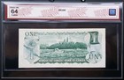 1973 Bank Of Canada  1 Lawson   Bouey Low Serial   Mw0000042 Bcs Ch unc64 Bc-46a