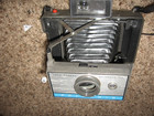 Vintage 1960   s Polaroid Automatic 210 Land Camera W  Flash   Case Untested Read