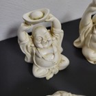 Vintage Lot Of Happy Buddha Figurines Set Of 6 Plus Extras Estate Resin 8pcs
