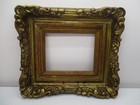Antique Hand-carved Baroque Pic Frame  fits 8  X 10  Measures 16 1 4  X 18 3 4