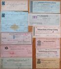 Antique Checks  100 Different Quality  All Pictured  Most 1870-1910  All Issued
