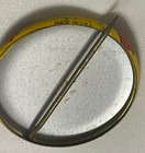 Davy Crockett Indian Fighter Pin 33mm Litho Circa 1950   s Button Alamo Freemason