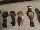 Vintage 12 Lot Men s   Women s Wristwatches   1 Pocket Watch   2 Watchbands