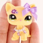 1pcs Mini Pet Shop Lps Figure Toy Shorthair Cat  1962 Collect Kid Surprised Gift