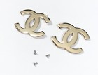 Chanel Ch 5492 Ch 5493 Golden Replacement Temple Side Icon Logo Genuine Italy