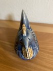 Vintage Blue Chicken Figurine