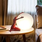 Handcrafted Resin Orb Lamp     Led Night Light For Aesthetic Bedroom Decor