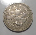 Very Nice Very Fine   xf 1874 Three Cent 3c Nickel Type Coin Free Shipping