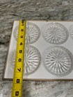 Vintage Golden Crown Genuine Lead Crystal Coasters Set Of 6 In Box West Germany