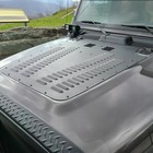 Vented Hood Louver Black For Jeep Wrangler Tj   Lj 2003 2004 2005 2006
