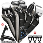 Kurener 4-in-1 Electric Shaver For Men  Wet dry  Rechargeable  Waterproof