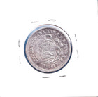 1866 Peru 1 5 Sol  km-191   1447 Asw Silver     lima Mint 
