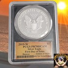 2019 W  1 Silver Eagle Pcgs Pr70 Dcam Denver  First Day Of Issue  1 Of 10 000