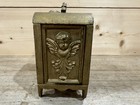 Kenton Ornate Cast Iron Combination Safe Savings Bank Cherubs Antique Vintage
