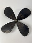 Antique  12  R m Desk Fan Blade Aluminum Steel Brass Hub Robbins   Myers Oe Usa