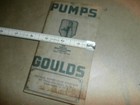 Vintage Goulds Pumps Pocket Catalog 1920 s-30 s   