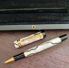 Parker Duofold Centennial Pearl Black Fountain Pen  Rollerball Box Luxury Works