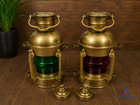 Nautical Marine Brass Boat Light Antique Hanging Oil Lamp Ship Lantern Gift