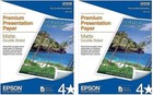 Epson Premium Presentation Paper Matte  8 5x11 Inches Double-sided 50 X 2 Sheets