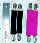Gripping Toddler Mitten   Glove Clips -elastic W  Nickel Clasp Choose Color  New