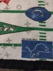 Vintage Nfl All Teams 1996  Blanket 83   X 73    With Black Trim 