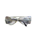 Vintage Bouton 2200 Z87 Gold Aviator Safety Glasses With Side Shields Taiwan