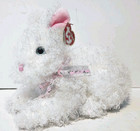 Ty Classic - Presto - 8 5  Plush White Fluffy Bunny - Tags - 2004