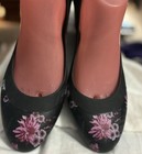 Crocs Womens Lina Multicolor Floral Round Toe Slip-on Pump Heels Size 9 New