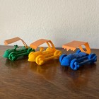 1970 Group Of 3 Flintmobiles Plastic Flintstones Cars Post Pebbles Cereal Prize