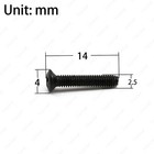 10 Pcs Mounting Screws For Sealed Guitar Machine Heads Tuner Buttons 2 5 14