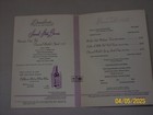 Union Pacific Railroad Dining Car Menu Dinner  city Of Los Angeles   1967