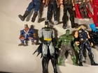 Large Action Figure Lot Marvel Dc Power Rangers Fish Monster Mixed 11pcs