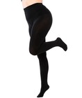 Opaque Tights - 2 Pairs 120d Plus Size Women Pantyhose For Winter  xxl  Black 